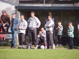 In the Celtic dugout